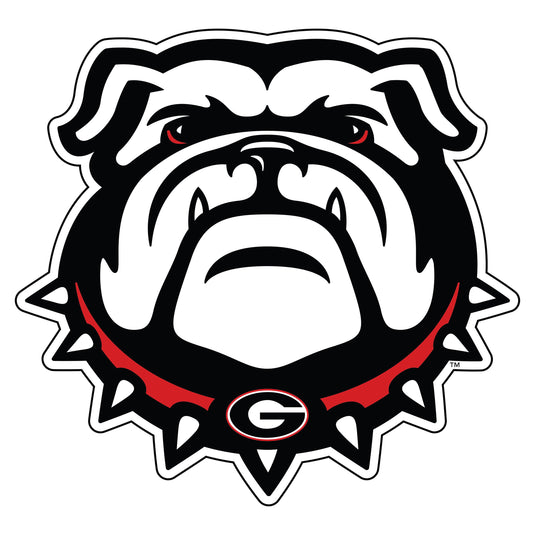 Craftique Georgia Bulldogs 3" New Bulldog Head Magnet Craftique