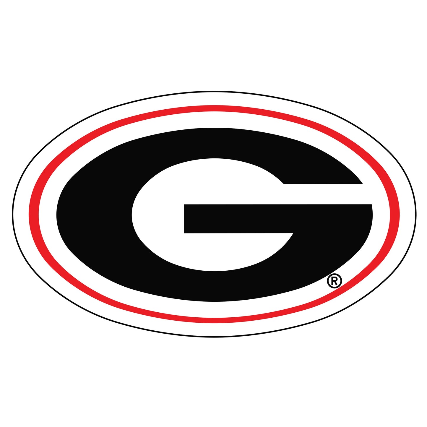 Craftique Georgia Bulldogs 3" Oval G Magnet Craftique