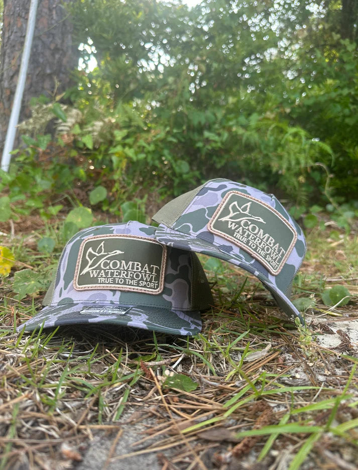 Combat Waterfowl 112 Marsh Camo Hat Combat Waterfowl
