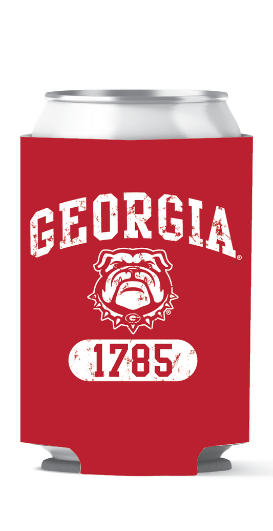 Georgia Bulldogs Can Coozie 1785 New Dawg Red