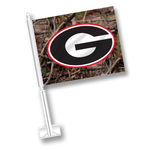 Georgia Bulldogs Car Flag Camo Jaymac