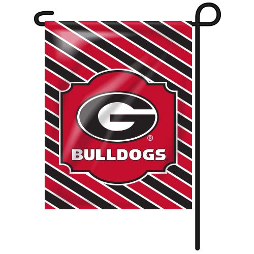 Georgia Bulldogs Garden Flag Stripes Jaymac