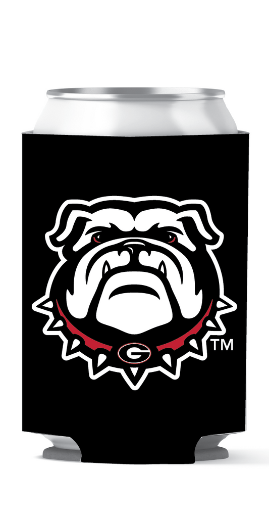 Georgia Bulldogs Can Coozie Dual side Standing and New Dawg Black etcoutfitters
