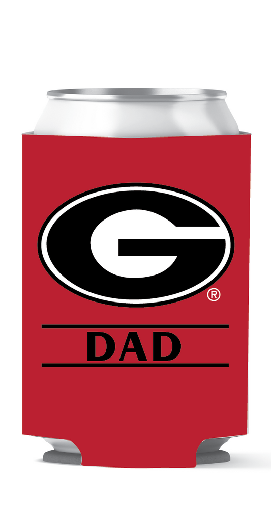Georgia Bulldogs Can Coozie Dad