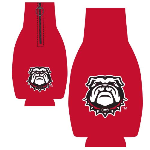 Georgia Bulldogs Bottle Coozie New Dawg Red etcoutfitters