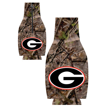 Georgia Bulldogs Bottle Coozie Camo G