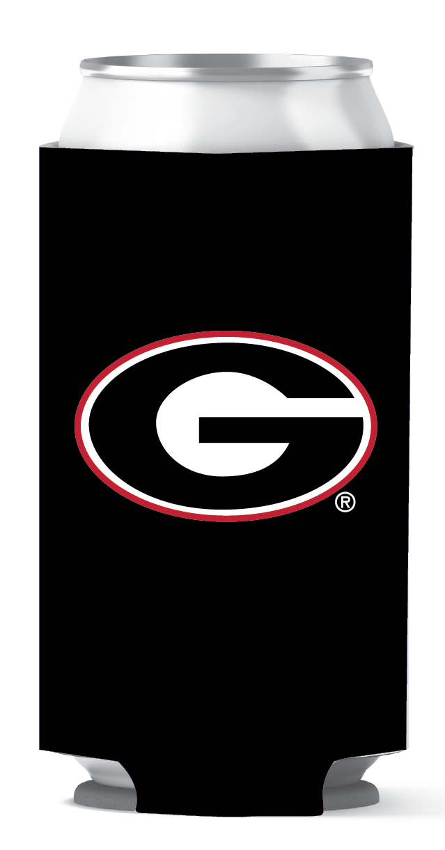 Georgia Bulldogs Tall Can Coozie Black G etcoutfitters