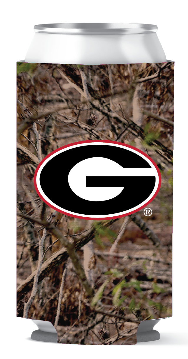 Georgia Bulldogs Tall Can Coozie Camo etcoutfitters