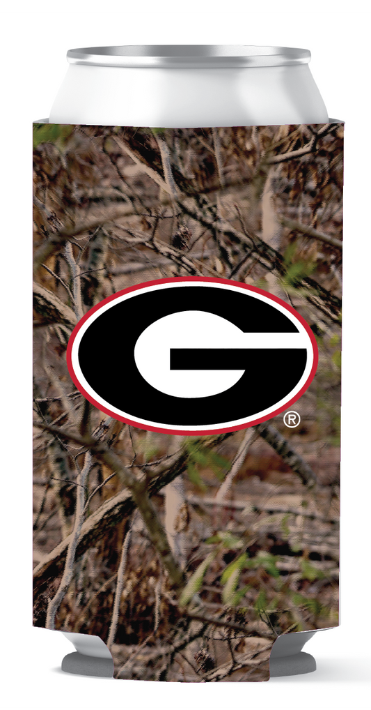 Georgia Bulldogs Tall Can Coozie Camo etcoutfitters