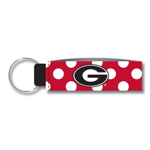 Georgia Bulldogs Keychain Dots etcoutfitters