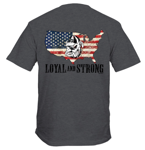 Georgia Bulldogs Dawg Nation Shirt Grey New World Graphics