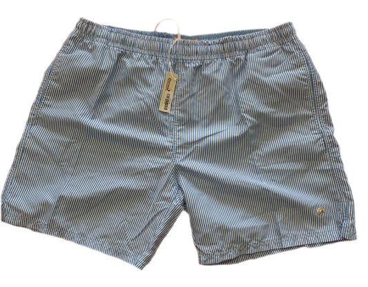 Cotton Brothers Swim Shorts Seersucker Light Blue
