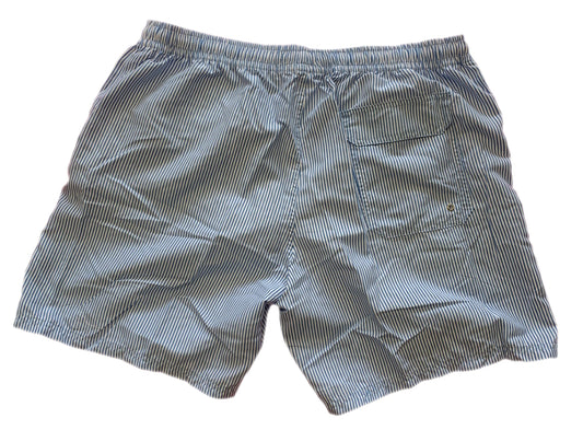 Cotton Brothers Swim Shorts Seersucker Light Blue