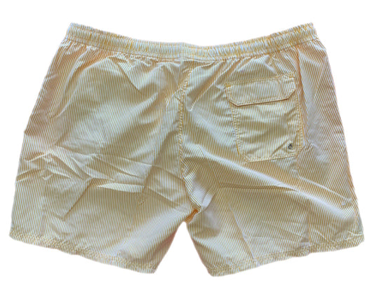 Cotton Brothers Swim Shorts Seersucker Orange Cotton Brothers