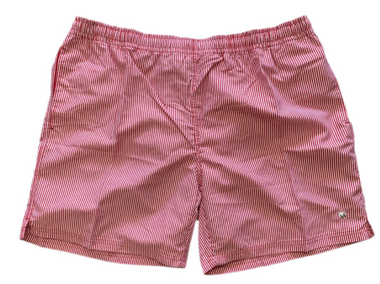 Cotton Brothers Swim Shorts Seersucker Red