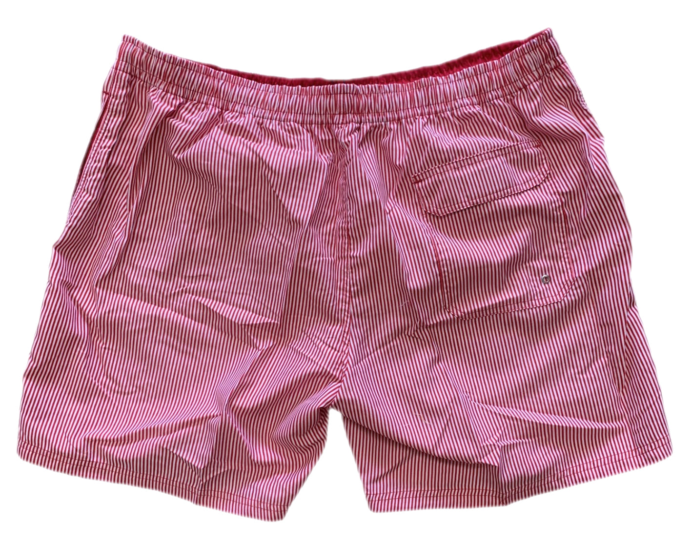 Cotton Brothers Swim Shorts Seersucker Red Cotton Brothers