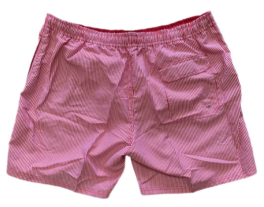 Cotton Brothers Swim Shorts Seersucker Red