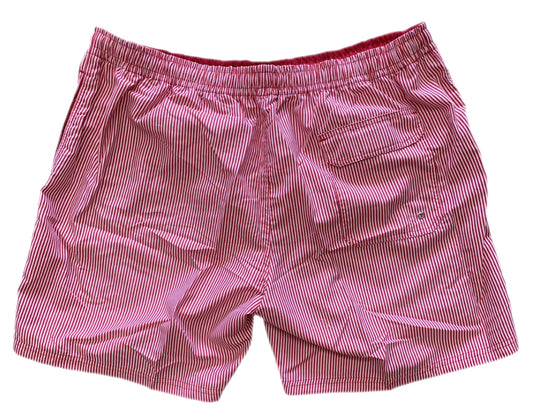 Cotton Brothers Swim Shorts Seersucker Red Cotton Brothers