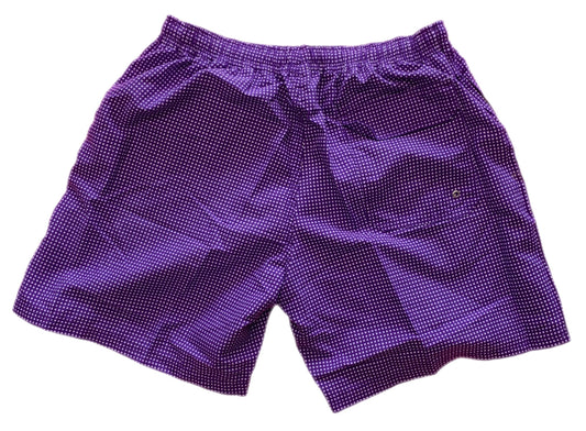 Cotton Brothers Swim Shorts Squares Purple Cotton Brothers