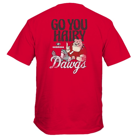 Georgia Bulldogs Laid Back Shirt Red New World Graphics