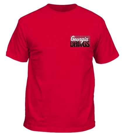 Georgia Bulldogs Laid Back Shirt Red New World Graphics