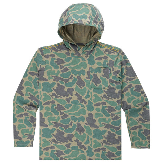 Marsh Wear Youth Buxton Hagood Hood - Green Mallard Camo