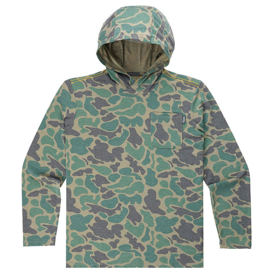 Marsh Wear Youth Buxton Hagood Hood - Green Mallard Camo Marsh Wear