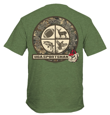 Georgia Bulldogs Sportsman Shirt Green New World Graphics