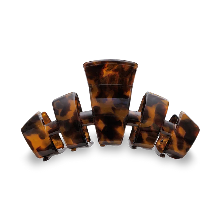 Teleties Classic Hair Clip Large Tortoise