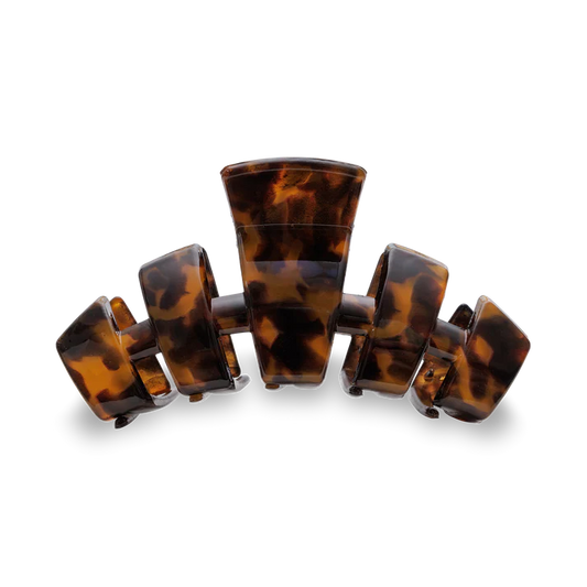 Teleties Classic Hair Clip Large Tortoise