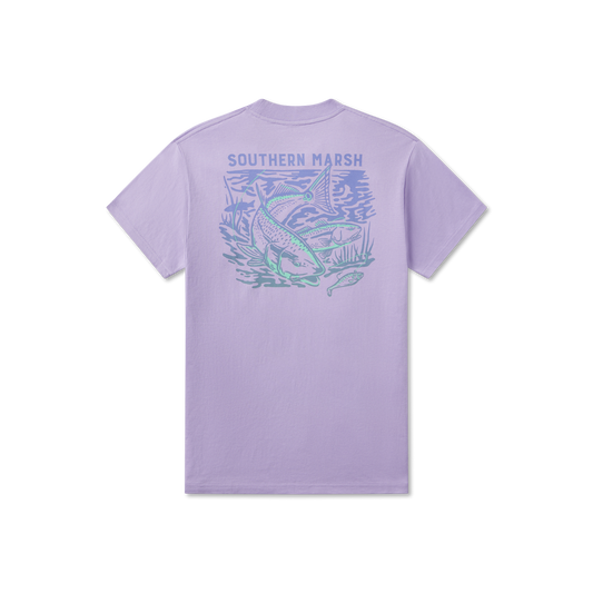Southern Marsh Tail Time Short Sleeve Shirt Wharf Purple