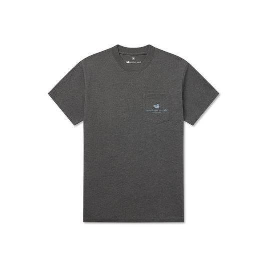 Southern Marsh Branding Retro Camo Short Sleeve Shirt Midnight Gray Southern Marsh