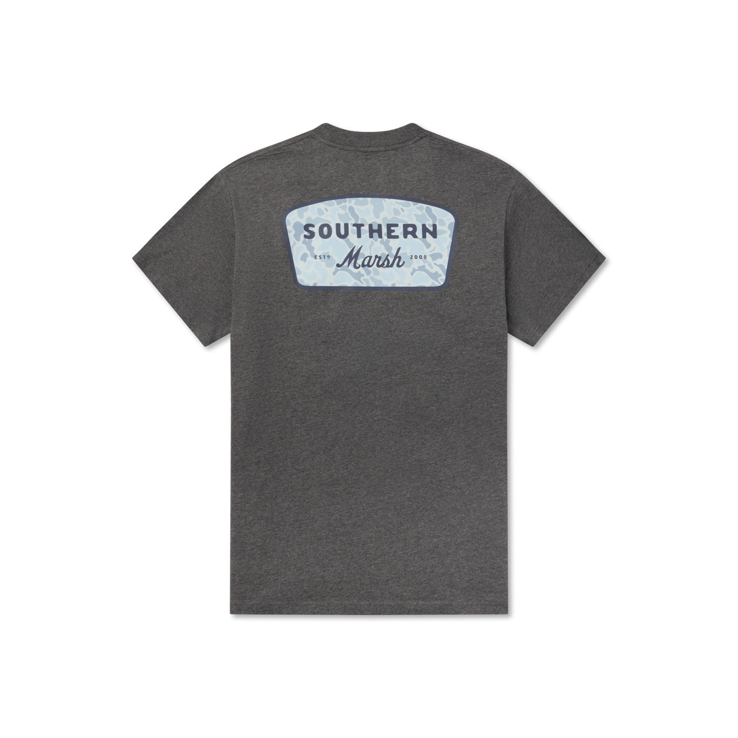 Southern Marsh Branding Retro Camo Short Sleeve Shirt Midnight Gray