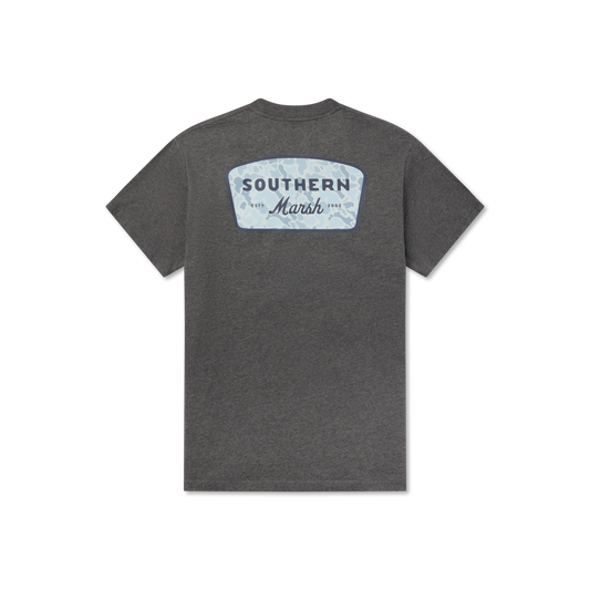 Southern Marsh Branding Retro Camo Short Sleeve Shirt Midnight Gray
