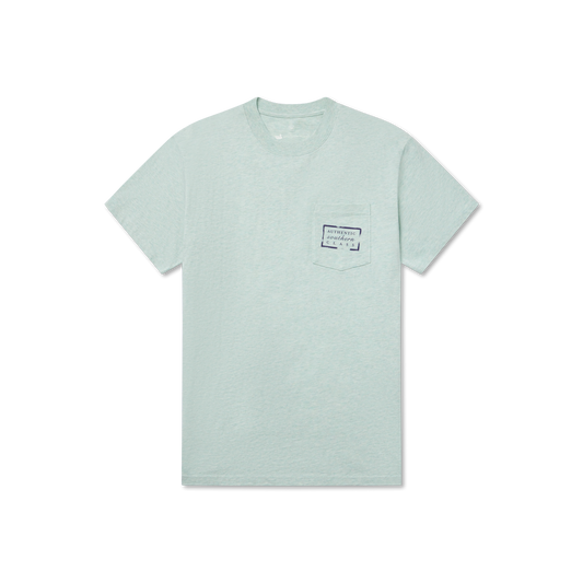 Southern Marsh Authentic Washed Honeydew Short Sleeve Shirt