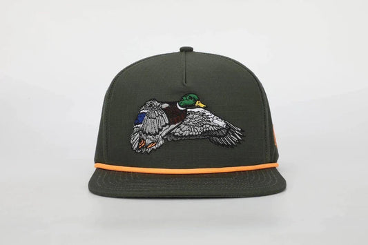 American Flyway Waterfowl The Mallard Drake Ripstop Rope Hat AFW Outdoors