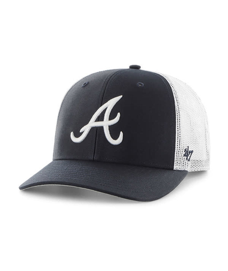 47 Brand ATLANTA BRAVES NAVY 47 TRUCKER HAT 47 Brand