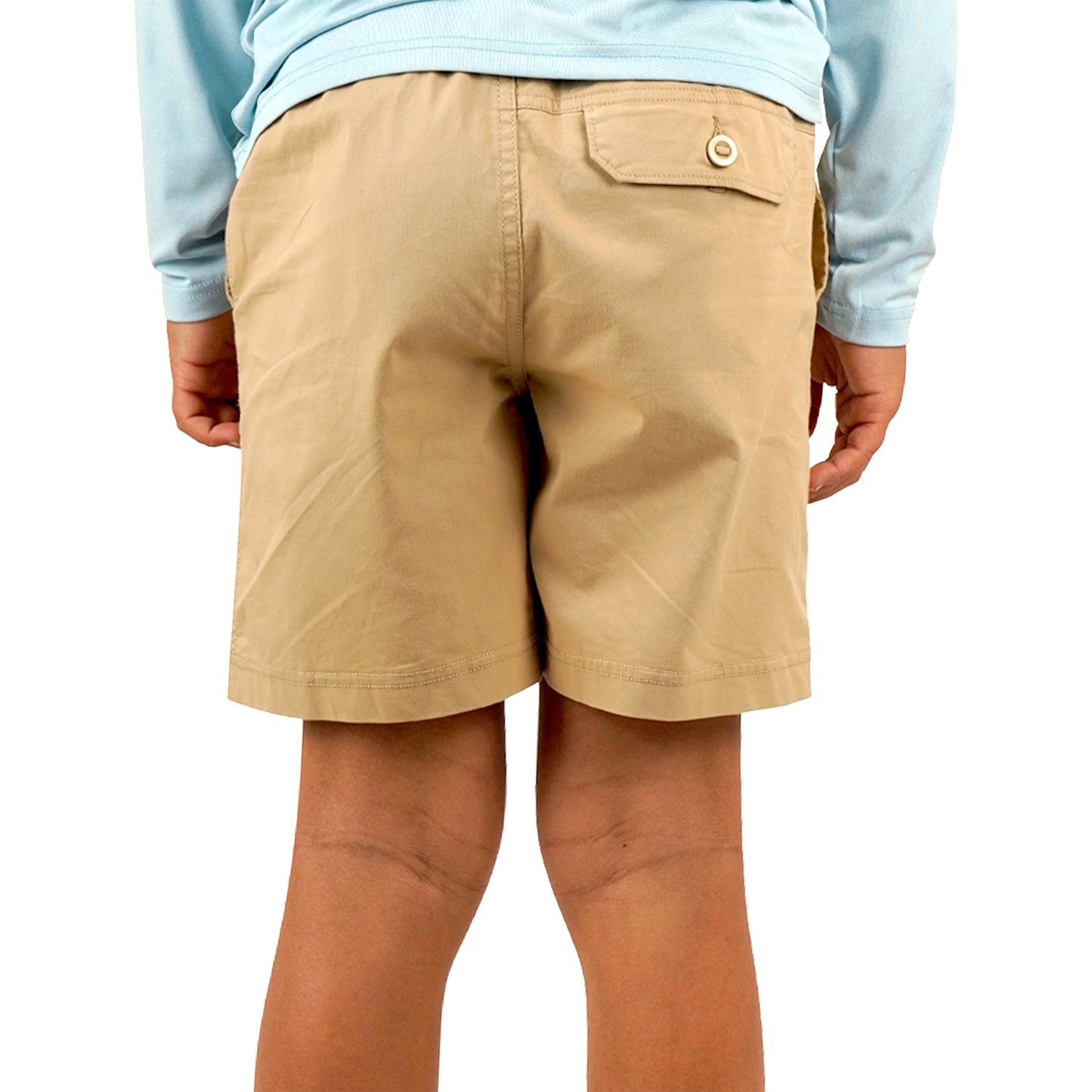 Aftco Youth Landlocked Shorts Dark Sand