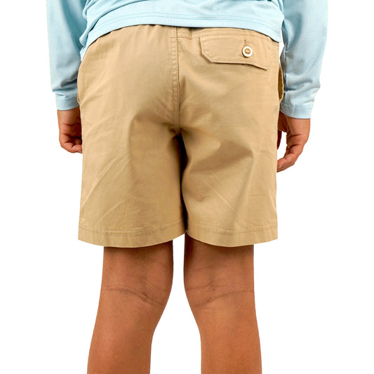 Aftco Youth Landlocked Shorts Dark Sand