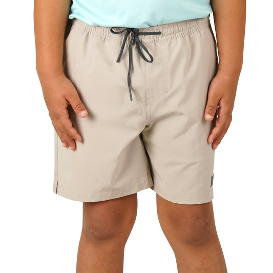 Aftco Youth Strike Shorts Sand