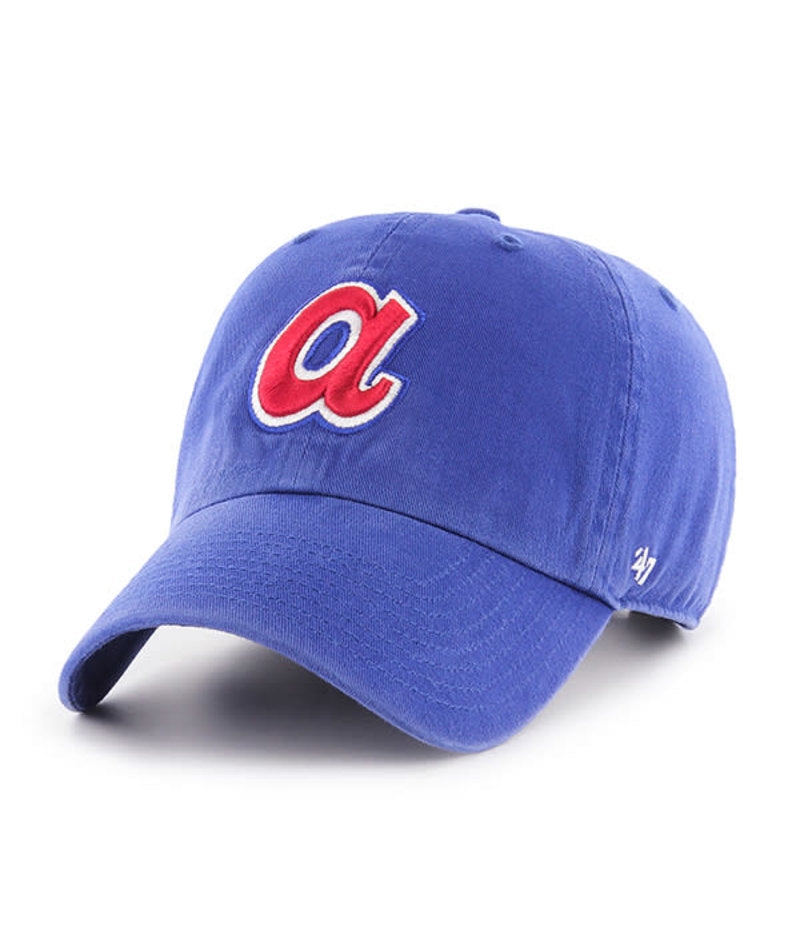 47 Brand ATLANTA BRAVES COOPERSTOWN ROYAL 47 CLEAN UP 47 Brand
