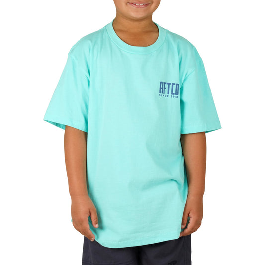 Aftco Youth Turnover Shirt Clearwater Aftco