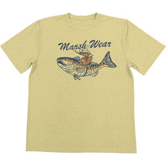 Marsh Wear Youth Live Bait Shirt - Lemon Heather Marsh Wear