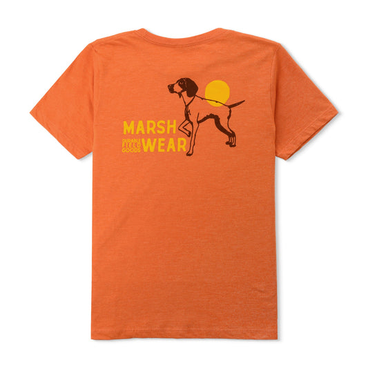 Marsh Wear Youth Field Shirt Papaya Heather Marsh Wear