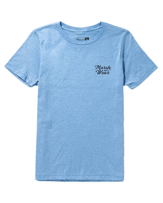 Marsh Wear Youth Roadside Short Sleeve Light Blue Heather Marsh Wear