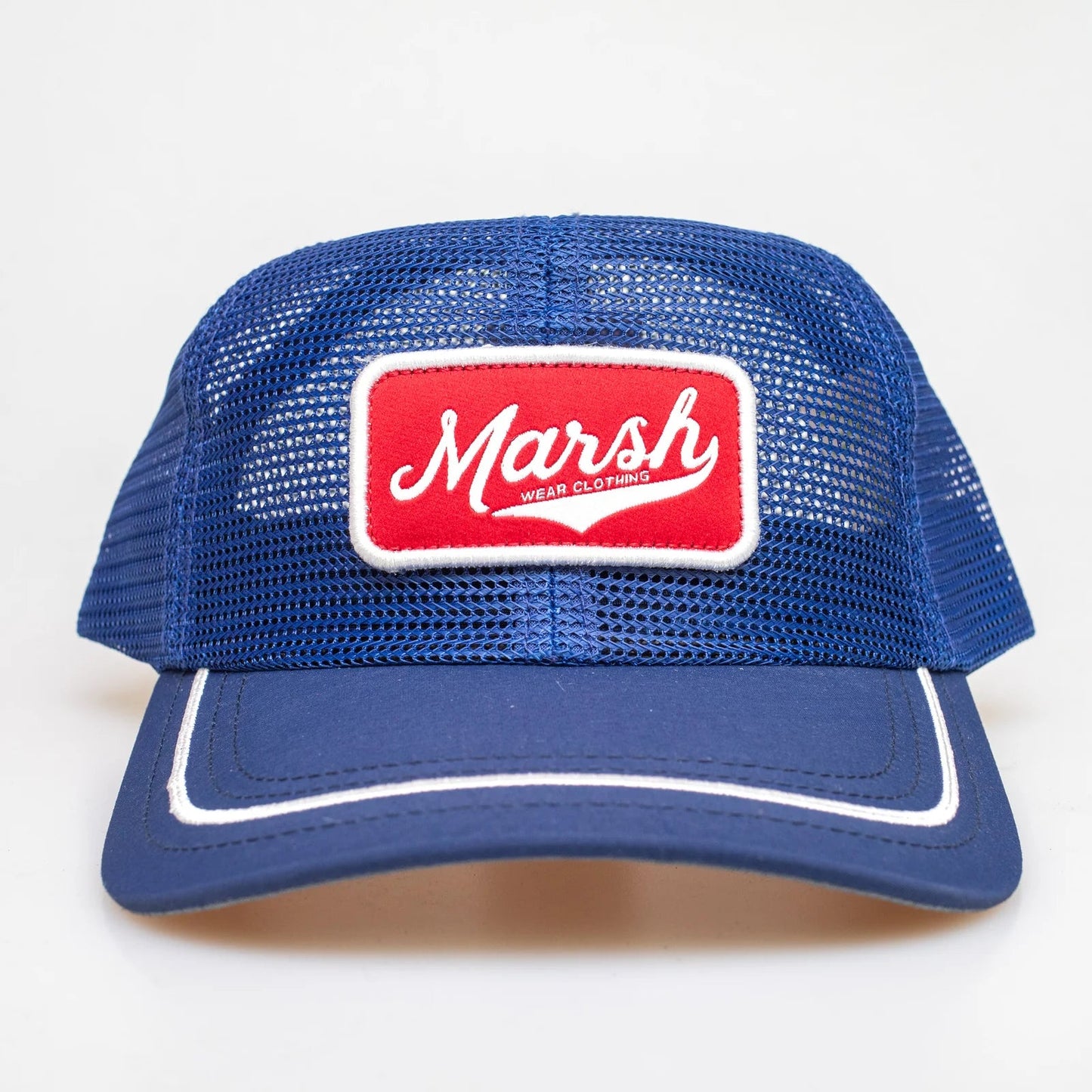 Marsh Wear Base Mesh Trucker Hat Navy Marsh Wear