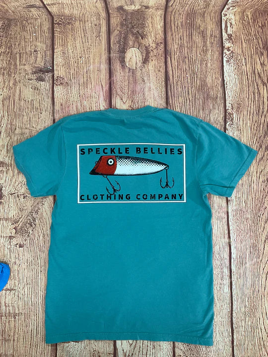Speckle Bellies Bass Lure Tee Speckle Bellies