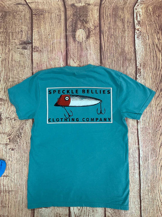Speckle Bellies Bass Lure Tee Speckle Bellies
