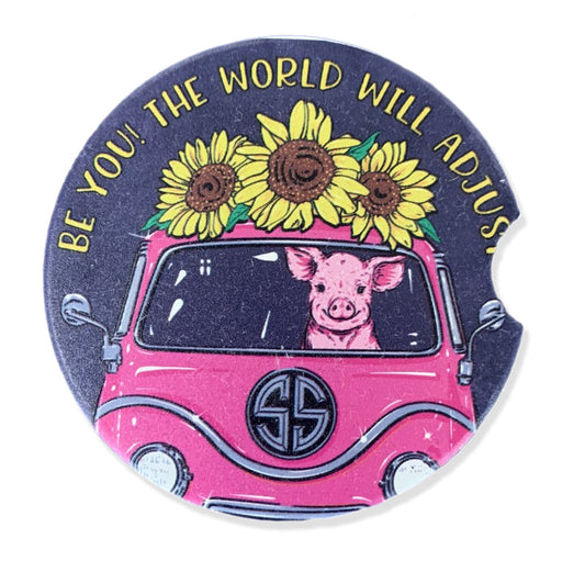 Simply Southern Be You Car Coaster Simply Southern