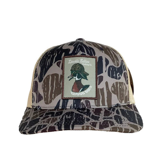 Speckle Bellies Deer Wood Duck Patch Beaver Bottom 6P Hat Speckle Bellies